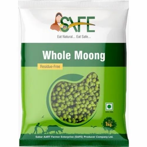 Safe Green 1kg Whole Moong Dal