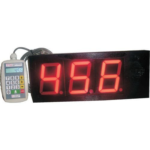 Red Wall Mounted 3 Digit Token Display System