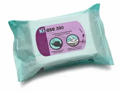 CALLINGTON Floral Ki-Ose 390 Disinfectant Wipe Pack, Pouch, Packaging Size: 96 Packs X 30 Wipes Per Carton