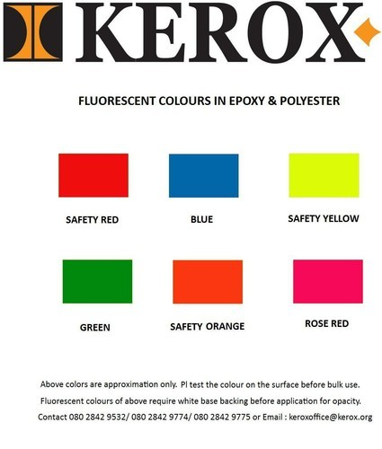 Fluorescent Colored System for Safety Markings
