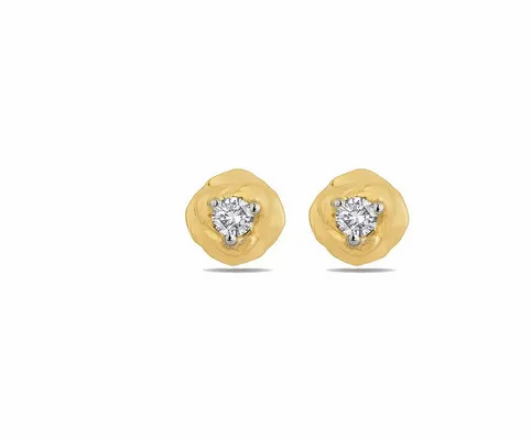 ER996136-18KT  Velvetcase 18KT Yellow Gold Stud Earring