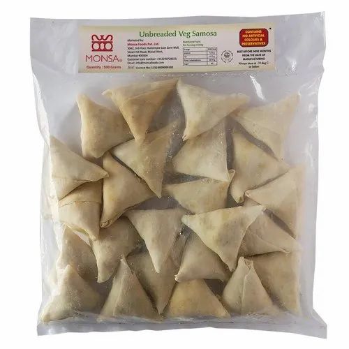 Monsa Foods Basic Indian Veg Samosa, Packaging Size: 500 Gms