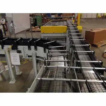 ATS Stainless Steel Slat Chain Conveyor, Material Handling Capacity: 150 Kg Per Feet