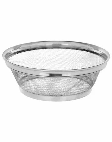 Silver Kitchen Strainer Stainless Steel Colander Basket