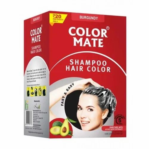 150ml Burgundy Color Mate Shampoo Hair Color