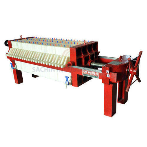 Mild Steel Manual Industrial Filter Press, Filtration Capacity: 500-1000 litres/hr