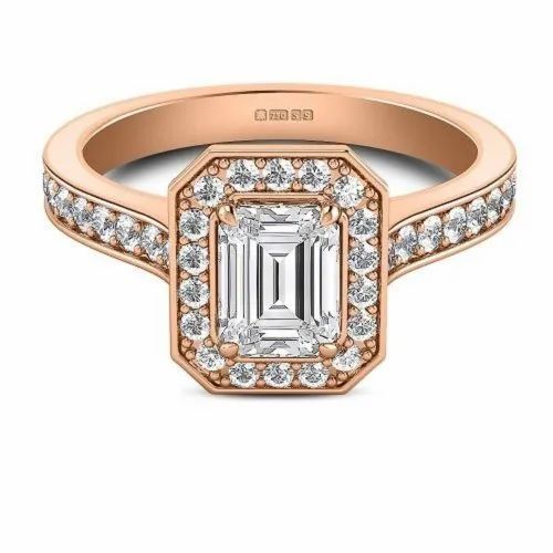 Diamenta Jewels Party Men Emerald Diamond Ring