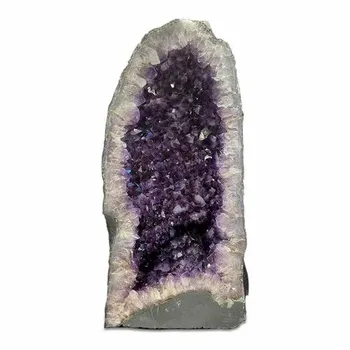 Natural Shape Purple Brazilian Amethyst Geode