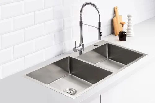 Eullora Stainless Steel Double Deck Bowl Kitchen Sink