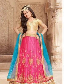 Net Designer Girls Wear Lehenga Choli