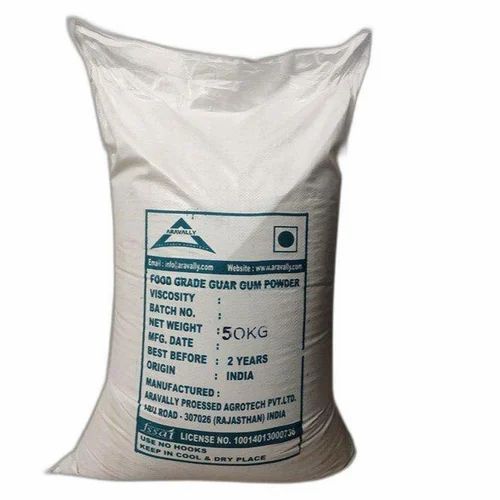 50 Kg Food Grade Guar Gum Powder, Packaging Type: Bag