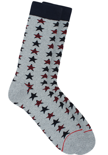 Blue and Grey Soxytoes Sportstars - Grey Socks