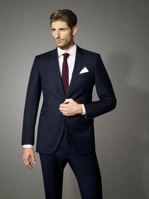 2-Piece Suit Large Premium Men's Business Suits