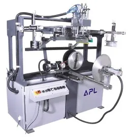 Automatic Semi Auto Round Screen Printing Machine, Capacity: 1500 Impression Per Hour