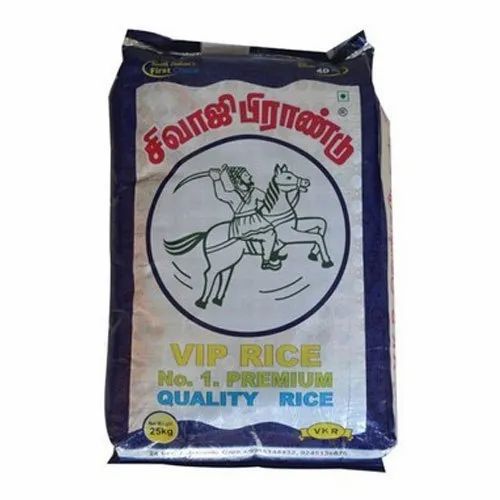 White VKR Venkatesan Sivaji Rice, Packaging Size: 25 Kg, Packaging Type: Plastic Bag