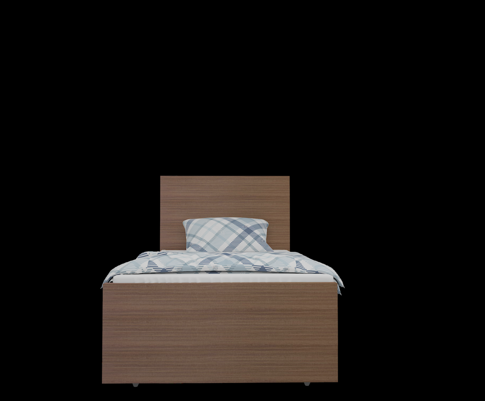 Modern Sheesham Wood Wooden Single Bed, For Home