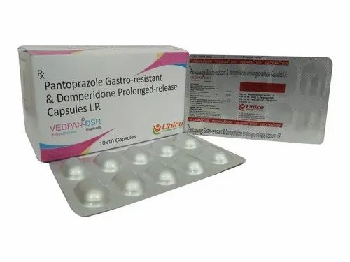 Third Party Manufacturing Of Pantoprazole Gastro Resistant Domperidone Prolonged Release Capsules IP