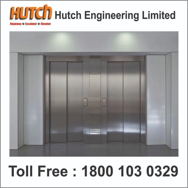 Brand: Hutch Silver Stainless Steel Telescopic Door, For Home and Office and Hotel