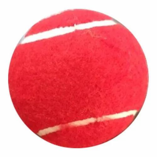 Rubber Red Tennis Cricket Ball, Size: Men