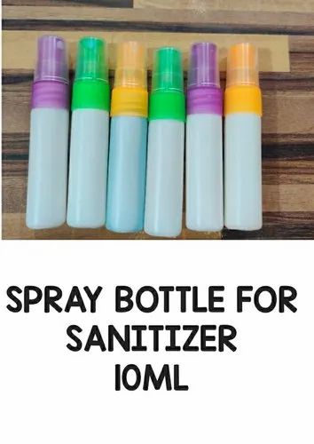 Multicolor Sanitizer spray bottle, 10ml