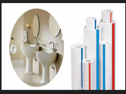 White Plumbing And Sanitary U-PVC Pipes And Fittings