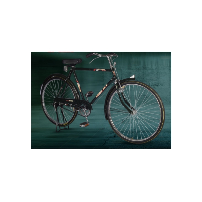 Hero Cycle Black and Green Hero Jet Power Plus 55CM City Cycle, Size: 28T