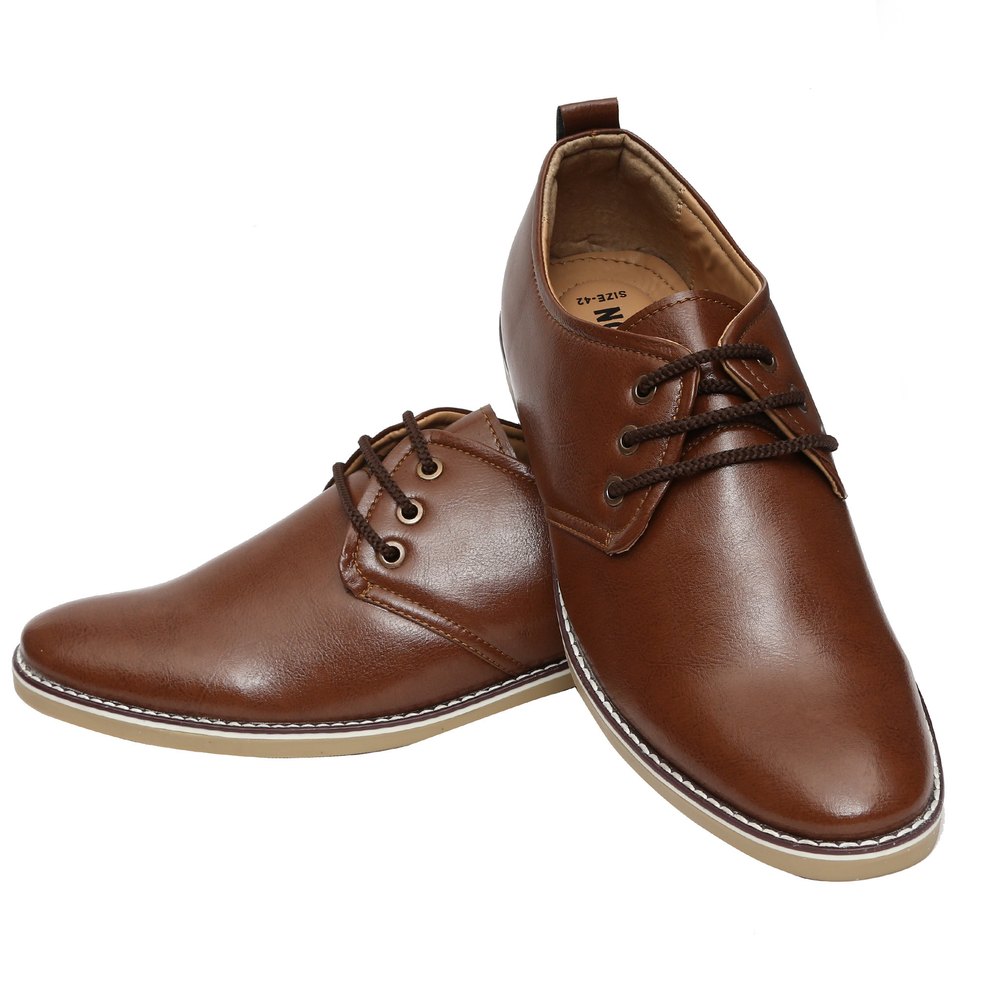 Leather Brown Casual Shoes