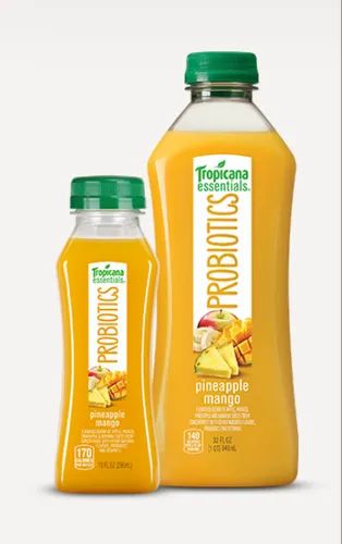 Tropicana Yellow Essentials Probiotics Pineapple Mango Juice