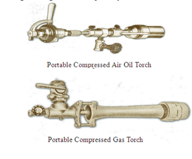 Compressed Air Oil And Gas Torches
