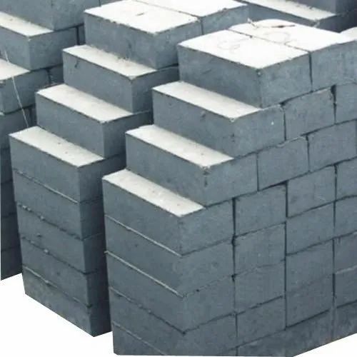 SS Conmat Gray Fly Ash AAC Block, Size: 12 In. X 4 In. X 2 In., for Side Walls