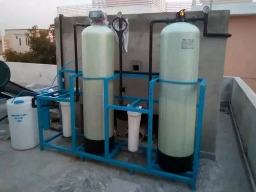 700LPH Automatic Water Softening Plant, For Industrial