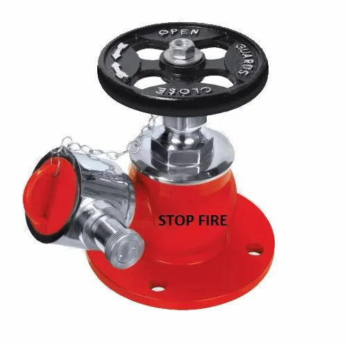 Stainless steel Screw Type Hydrant Valve, For Fire Safety, Size: 80 Mm