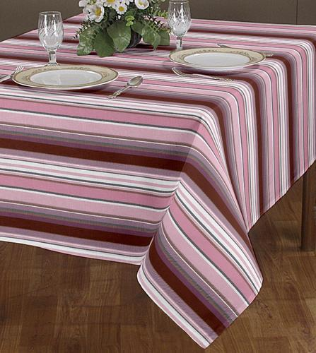 Airwill Multicolor Striped Table Cloth, Size: 140 X 180 Cm