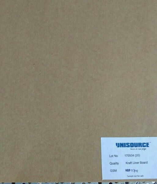 Brown Virgin Kraft Liner Paperboard, Packaging Type: Packet