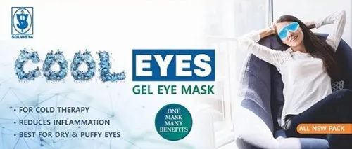 BLUE COOL EYES Gel Mask, For Personal