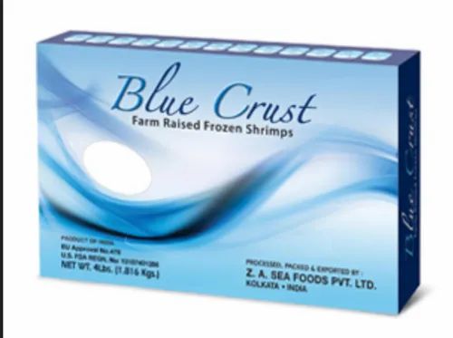 Blue Crust (2LB/4LB) Cultured Farm Raised Black Tiger And Vannamei Shrimps