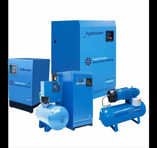 CompAir 1.5 HP - 10HP Rotary Vane Compressors, Maximum Flow Rate: 4.3 - 37cfm, Air Tank Capacity: 75-200 Ltr