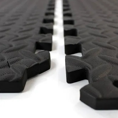 Interlockable Gym Flooring: Superior quality EVA foam and recycled rubber flooring with Unmatched thickness of 1.2cm