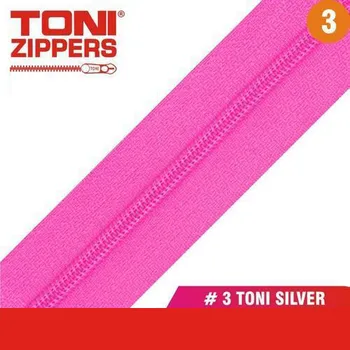 3 Toni Silver Zippers, Size/dimension: 3 Cfc