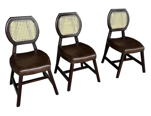 Teak Wood Chair Set, Without Cushion