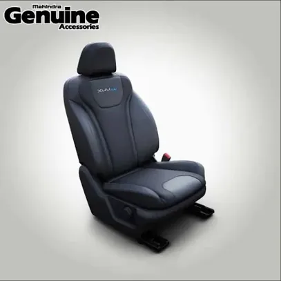 XUV700 Dark Grey Seat Cover with Perforation for 5 Seater in MX, AX3, AX5 Variants