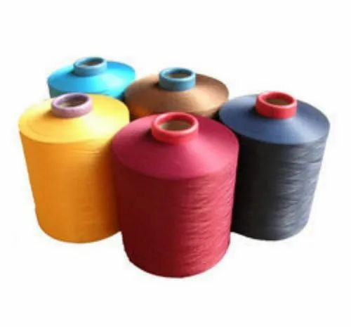 Dyed Recycled Polyester Yarn, For Knitting, Packaging Type: Carton