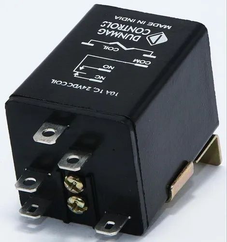 1 Pole 50 Hz 10 Amp Dunmag Power Relay, For Motors, Voltage: 220 V