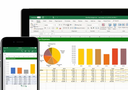 MS Excel Software, Free trial & download available