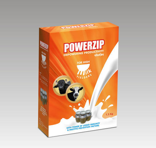 Powerzip Powder (Dairy Farm, Cow, Buffalo, Milk, Milk Fat, SNF In Milk), Packaging Type: Carton