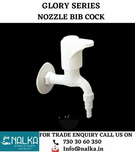 Ptmt Ivory Nozzle Bib Cock, For Bathroom Fitting