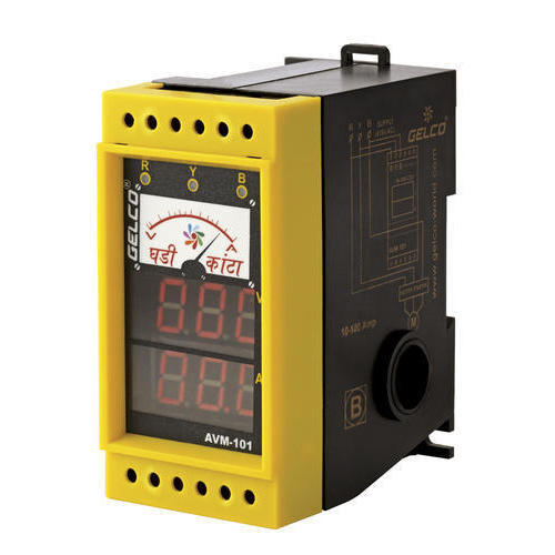 Gelco 7 Segment Display Ampere And Voltage Meter, For Industrial