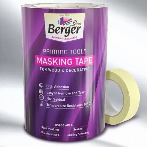 Color: White Berger Masking Tape