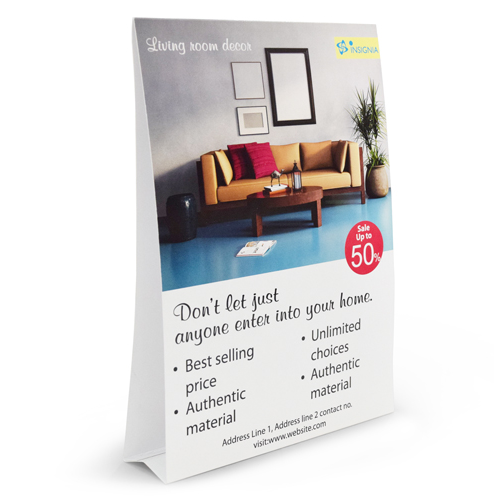Tent Cards Large