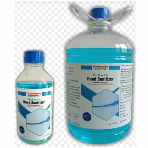 Mahindra B-SAFE Isopropyl Alcohol I.P. Base Hand Sanitiser